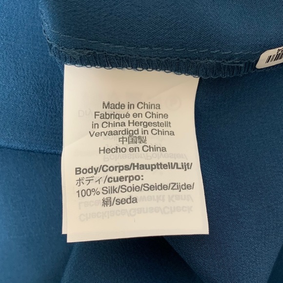 J. Crew Point Sur Silk Popover Blouse - Picture 10 of 10